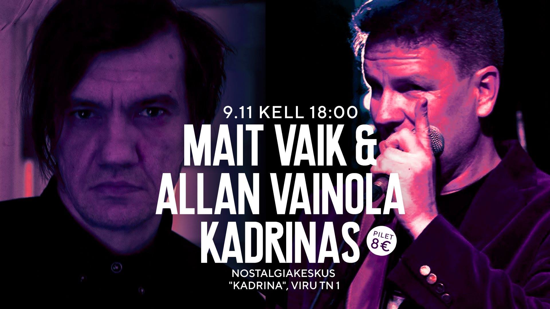Mait Vaik ja Allan Vainola Kadrinas