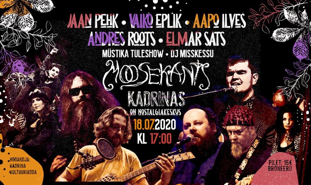 Moosekants Kadrinas 2020 plakat